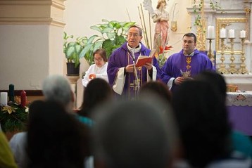 Kardinal Rodriguez Maradiaga beim Gottesdienst