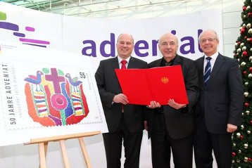 Staatssekretär Koschyk, Prälat Bernd Klaschka und Oberbürgermeister Paß (von links)