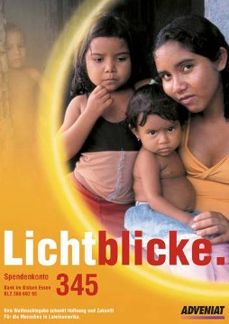 Plakat zur Eröffnung der Bischöflichen Aktion ADVENIAT im Jahr 2005
Familie aus Brasilien.