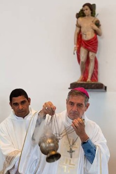 Einweihung der Kirche São Sebastião (mit Unterstützung von Adveniat) mit Bischof Luis Flavio Cappio.
