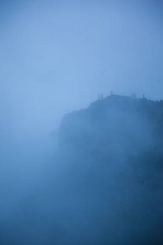 Puerta del Diablo, ein beliebtes Ausflugsziel in den Bergen nahe San Salvador. Täglich mittags steigt hier Nebel auf.
