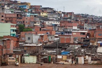 Die Favela Cachoeirinha in São Paulo