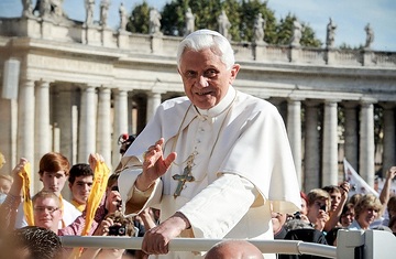 Generalaudienz mit Papst Benedikt XVI. am 13. Oktober 2010 auf dem Petersplatz im Vatikan.